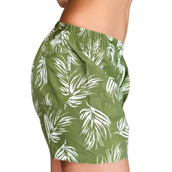 2 pack Womens printed Cotton Boxer Shorts, lounge, beach, outdoor & Sleep Pants - Picture 5 of 12